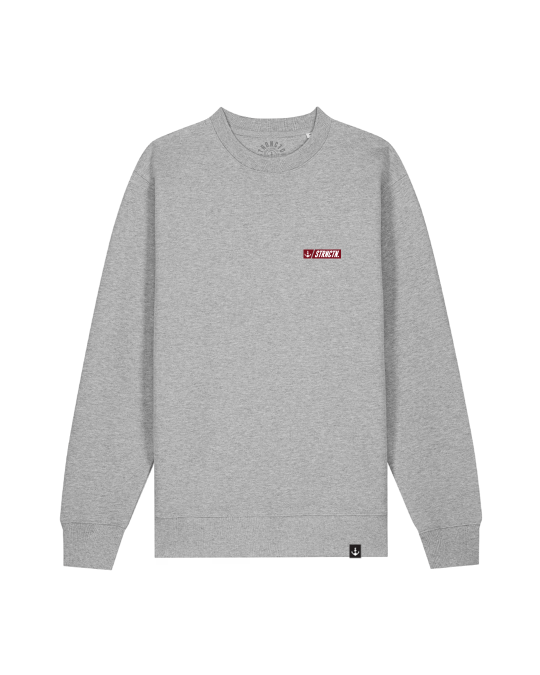 Simplify Organic Crewneck - Heather Grey
